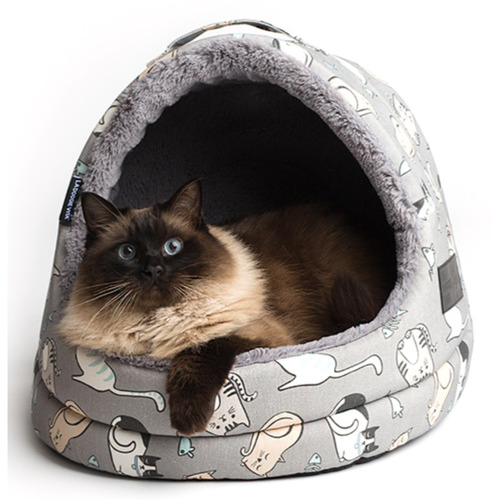 Grey hotsell kitten bed